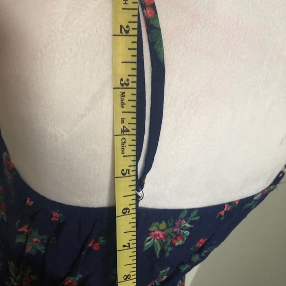 Peyton & Parker Navy Blue Floral Dress Size Small - Picture 10 of 10